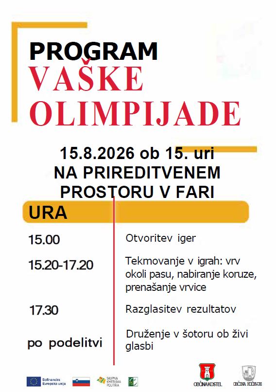 Vaška olimpijada_program_Kostel